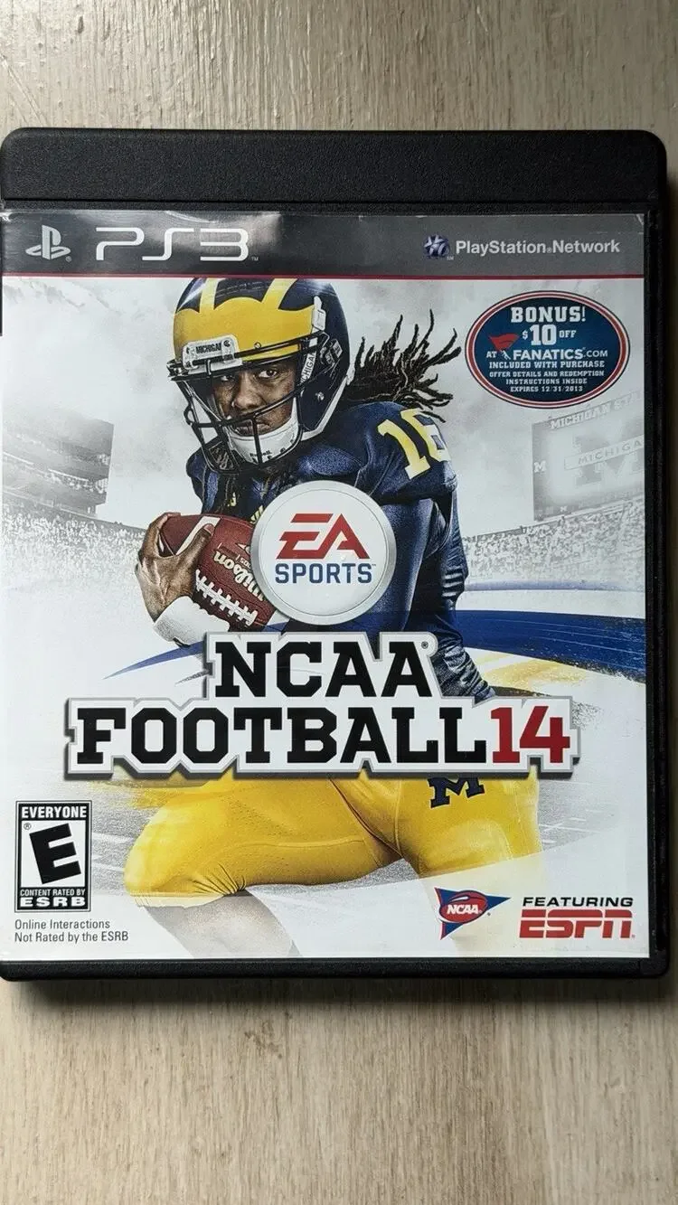 EA SPORTS NCAA Football 14 for PS3 Game Disc w/ Case Tested